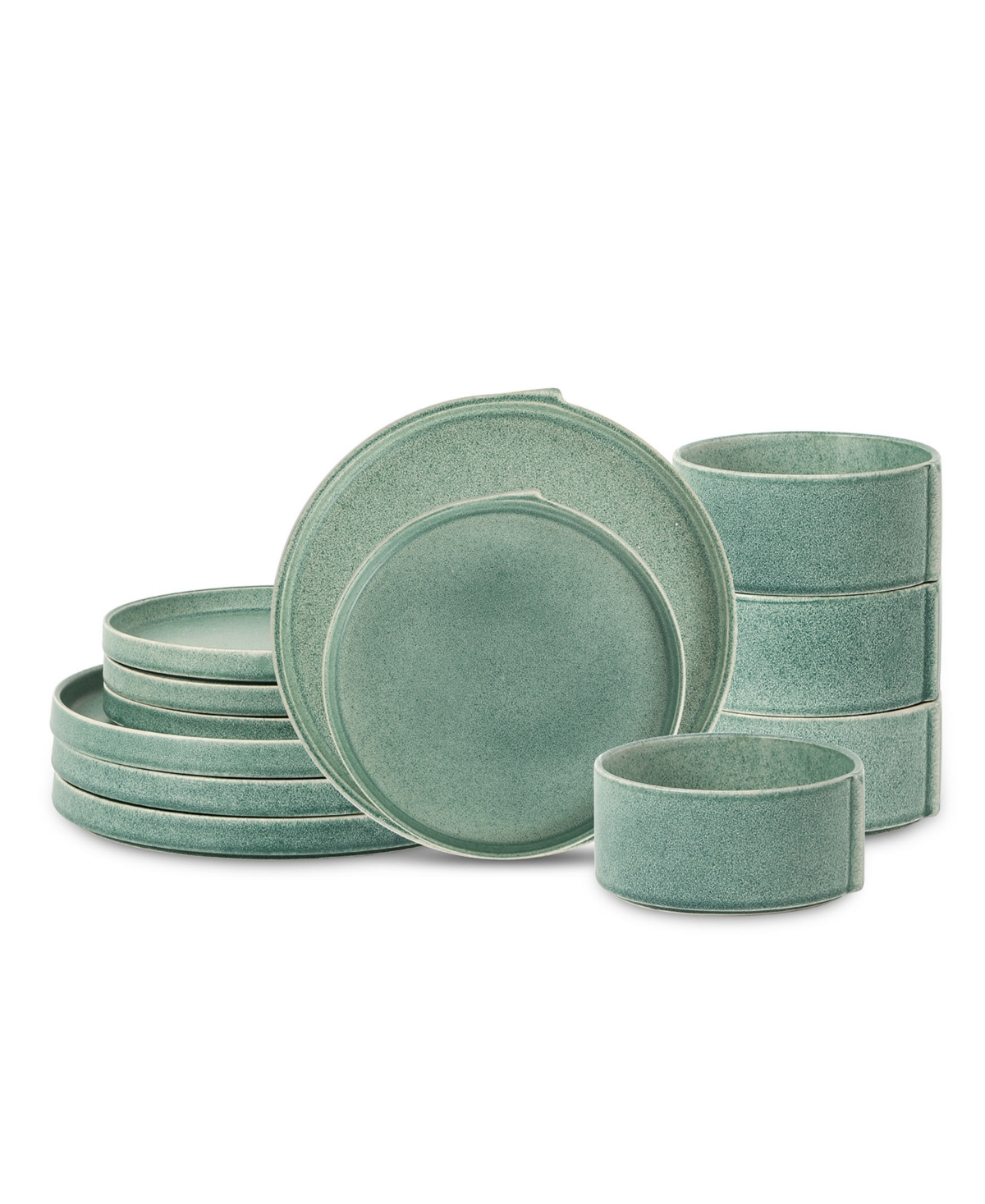 Bao 12 Pc. Dinnerware Set, Service for 4 - Beige