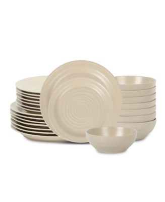 Stone Lain Orbit 24 Pc. Dinnerware Set, Service for 8 - Macy's