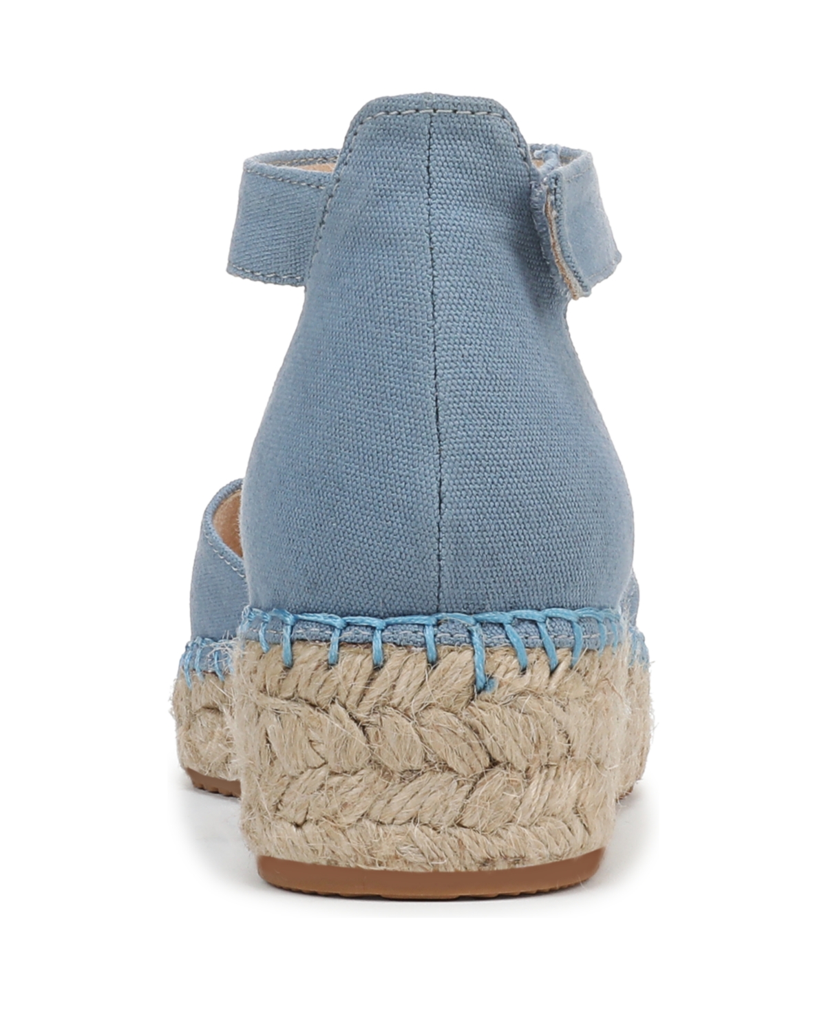 Shop Soul Naturalizer Women's Wren Ankle-strap Wedge Espadrilles In Blue Canvas