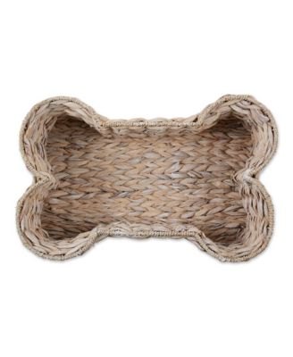 Hyacinth Bone Shape Pet Storage Basket