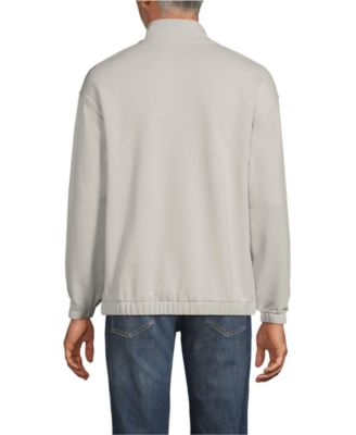 Men's Long Sleeve French Terry Vintage Wash Quarter Zip