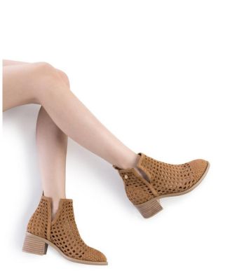 Women's Braided Ankle Booties By XTI