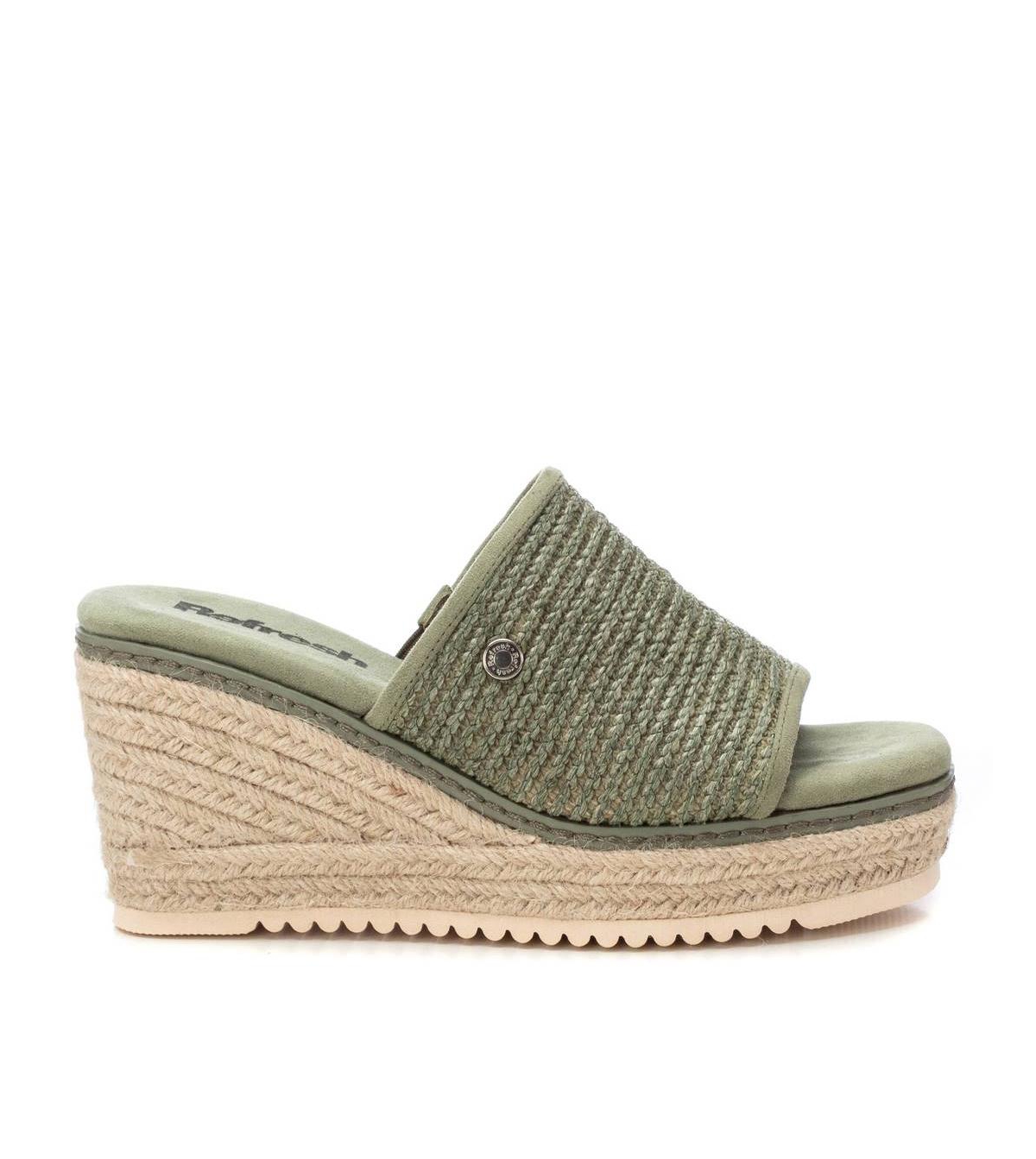 Refresh By Xti Women's Wedge Sandals - Kakhi
