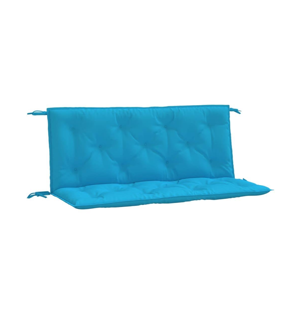 Garden Bench Cushions 2 pcs Light Blue 47.2"x19.7"x2.8" Oxford Fabric - Light blue