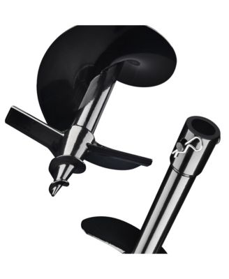 2 packs 6" Earth Auger Drill Bit Bulb Planter Tool for Planting Flower Fence Post Gardening Project