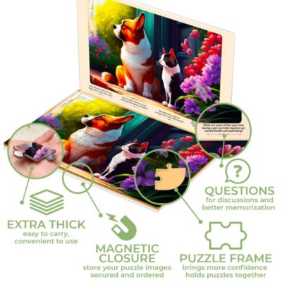 Dementia Activities for Elderly - Large Piece - Alzheimers Jigsaw Puzzle Games for Adults