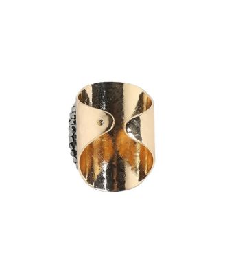 Crystal Crest Cocktail Ring