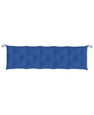 Garden Bench Cushions 2 pcs Blue 70.9"x19.7"x2.8" Oxford Fabric
