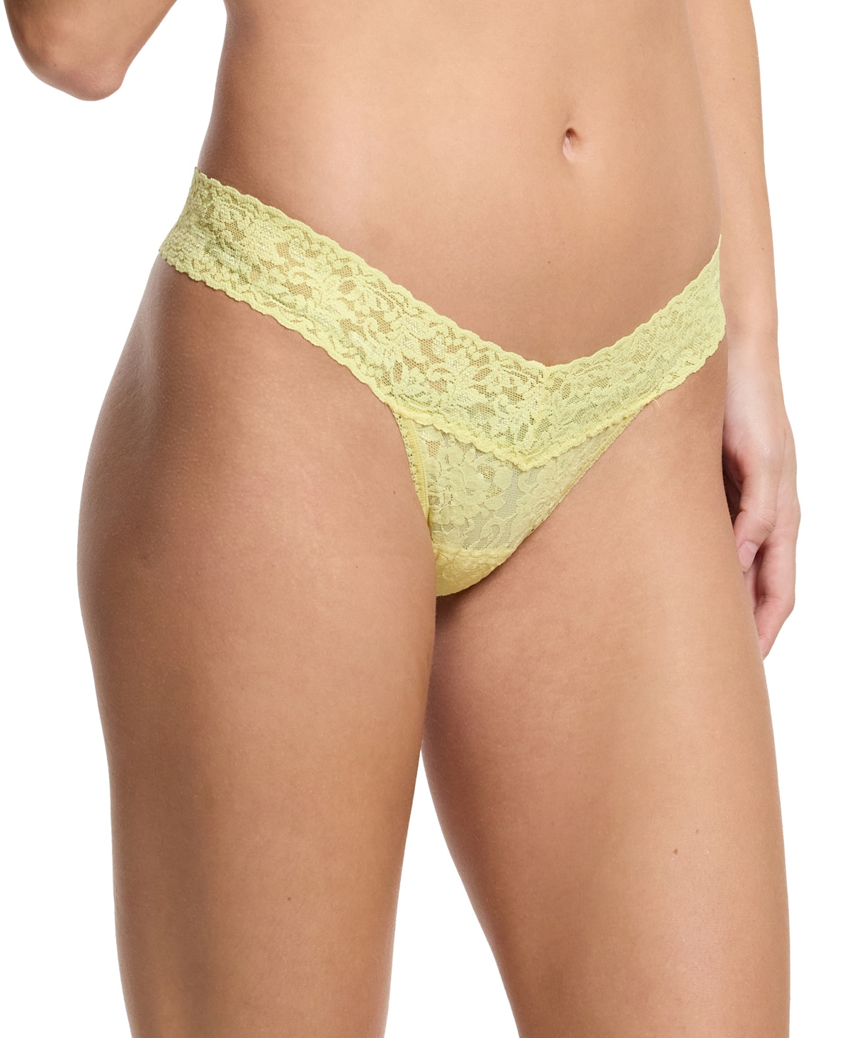 Hanky Panky Signature Lace® Original Rise Thong In Yellow