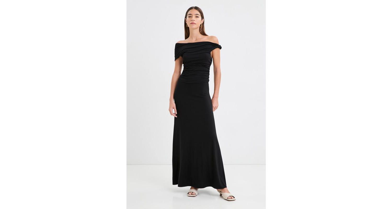 Women's Manon One-Shoulder A-Line Jersey Maxi Dress