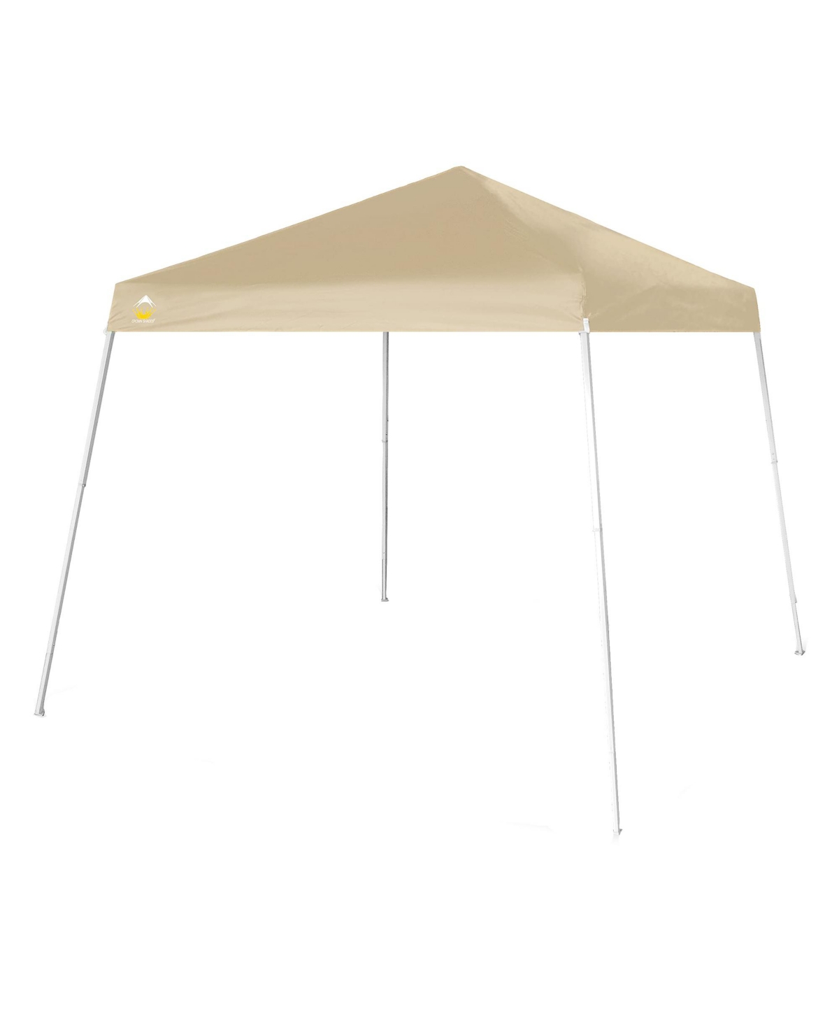 10' x 10' Base 8' x 8' Top Instant Pop Up Canopy w/Carry Bag, Beige