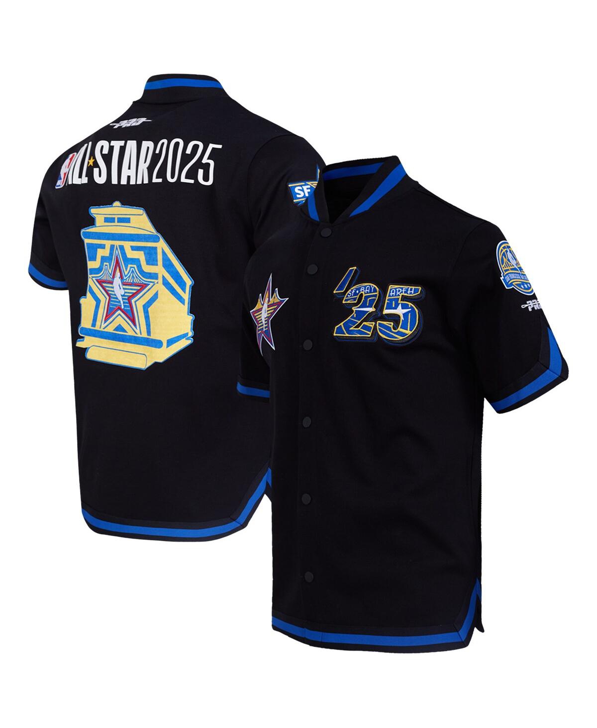 Men's and Women's Black 2025 Nba All-Star Game Full-Snap Warm-Up Jacket - Black