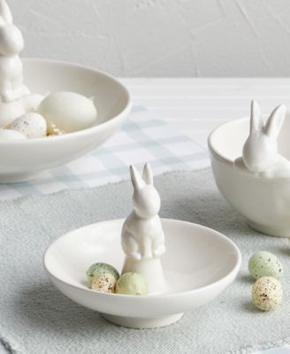 Shallow Bunny Bowl, Set of 2