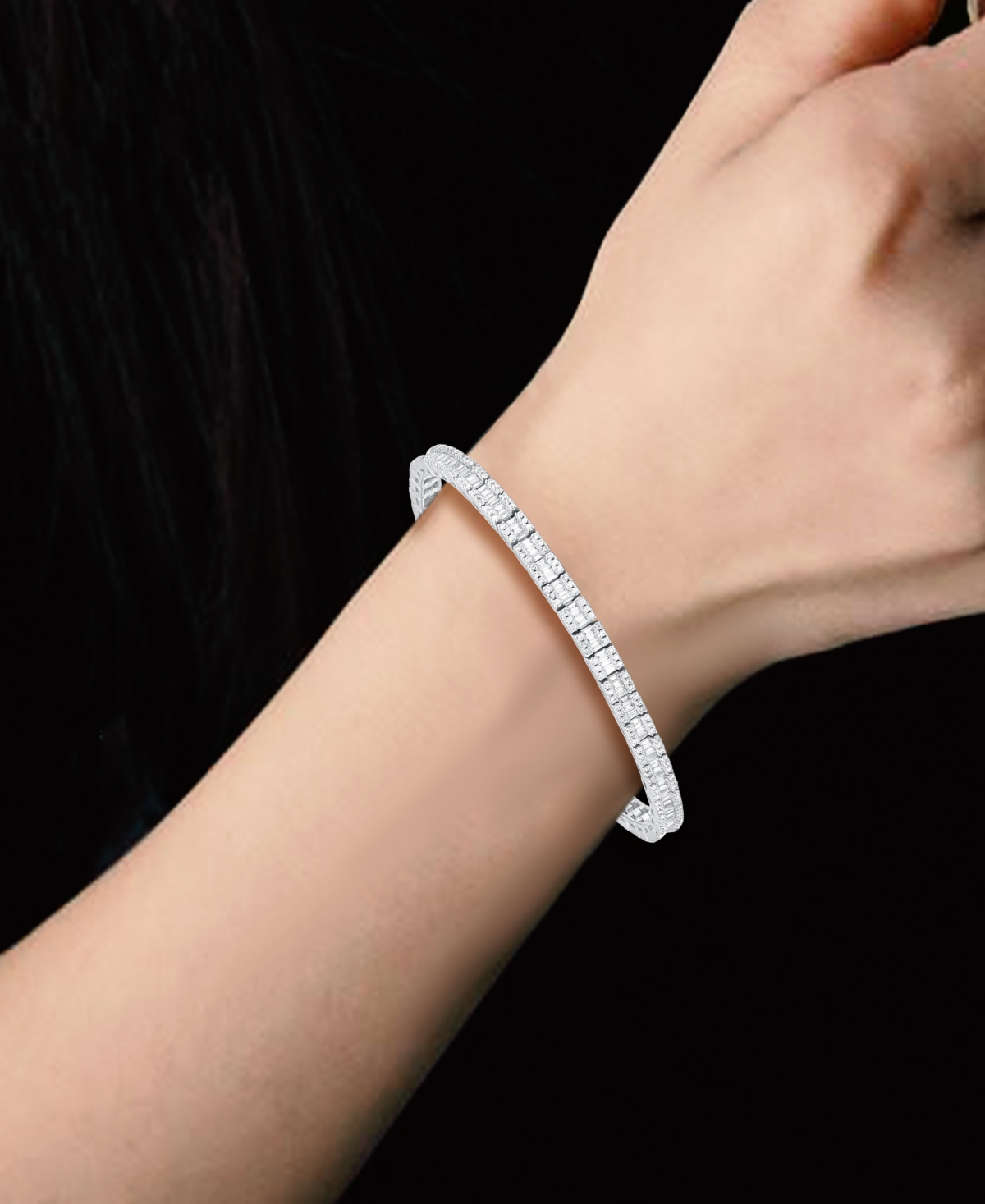 Macy's Diamond Tennis Bracelet (2 Ct. T.w.) In 14k White Gold