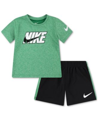 Nike - Baby Short-Sleeve Logo T-Shirt & Shorts, 2 Piece Set