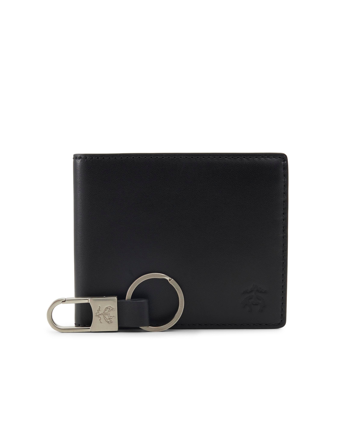Men's Gifting Wallet and Keychain Set - Black