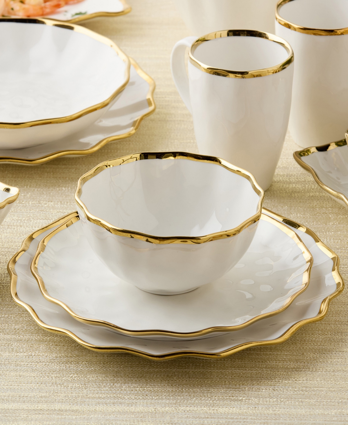 Certified International Regency 16-Piece Dinnerware Set, Service for 4