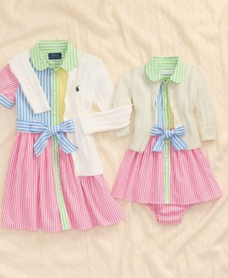 Baby Girls Cable-Knit Cotton Cardigan