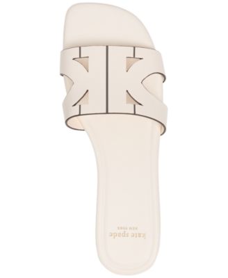 【Kate Spade】★サンダル★ Duo Slide Sandal kate spade new york Duo Leather Logo Slide Sandals | Dillard's