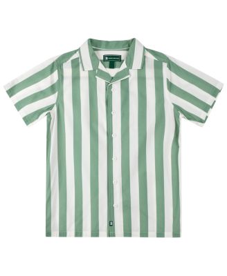 Big Boys Striped Camp Shirt