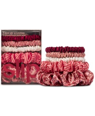 Slip - 5-Pc. Pure Silk Assorted Scrunchies Set