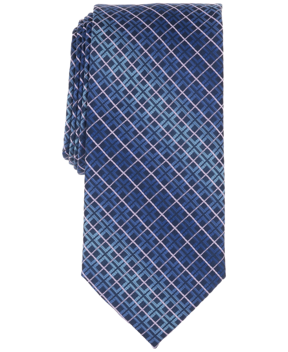 PERRY ELLIS PERRY ELLIS MEN'S GORDAN CLASSIC GRID TIE 