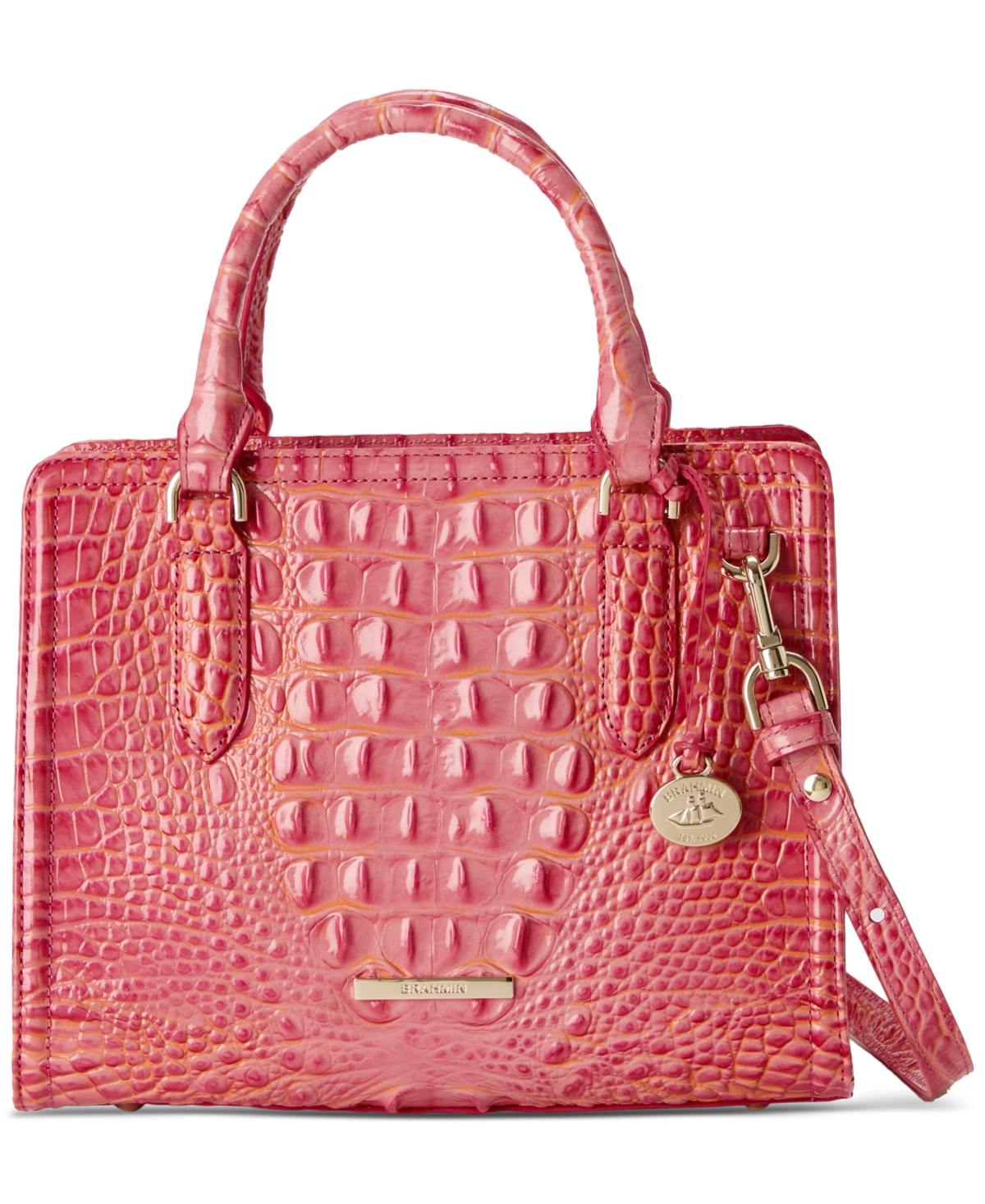 Cami Melbourne Leather Satchel - Lemon Drop