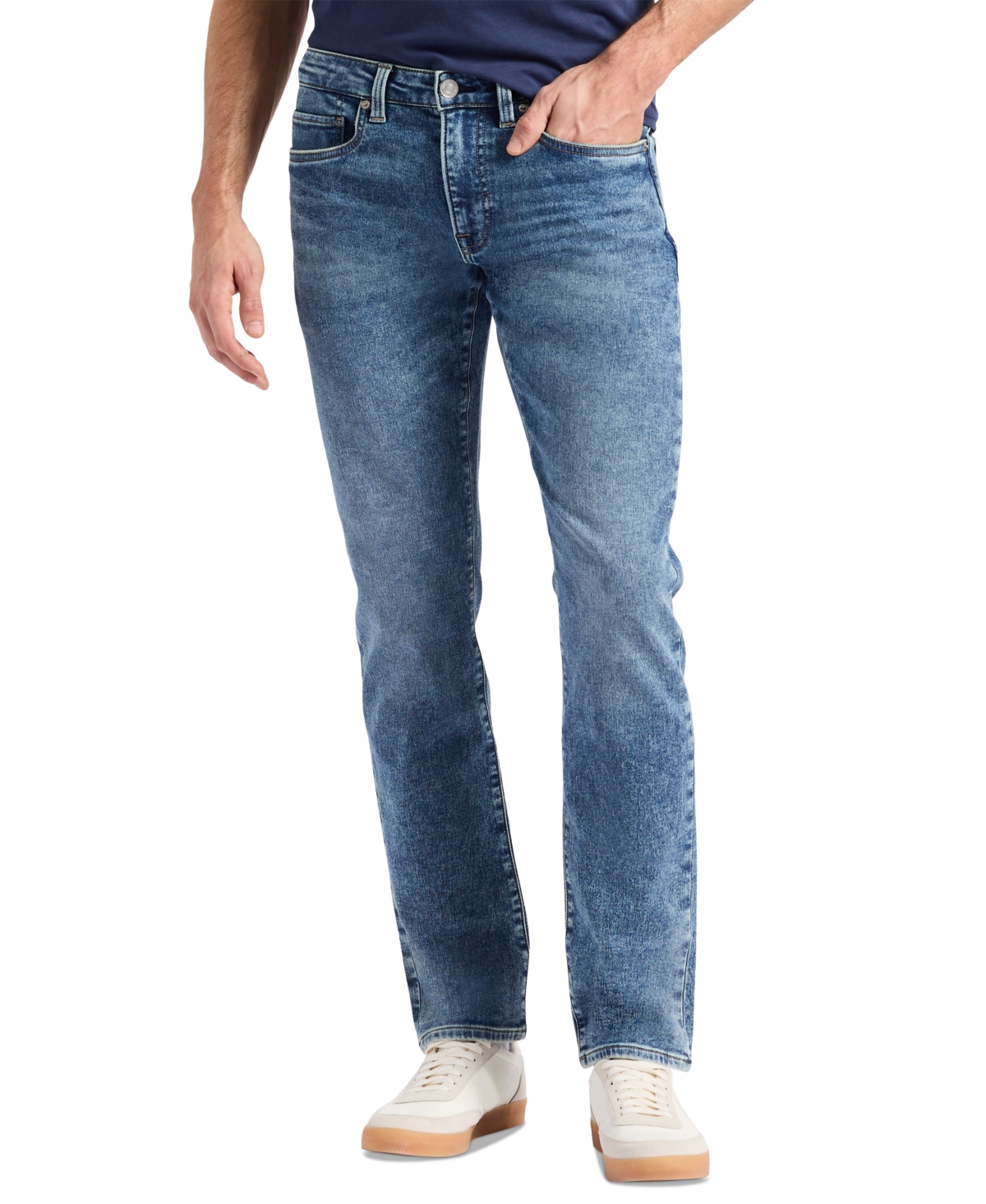 Men's Ash Slim-Fit Stretch Jeans - Sanded And Vintage