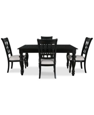 CLOSEOUT! Daria 5-Pc. Dining Set (Rectangular Table & 4 Side Chairs)