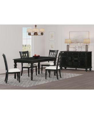 CLOSEOUT! Daria 5-Pc. Dining Set (Rectangular Table & 4 Side Chairs)