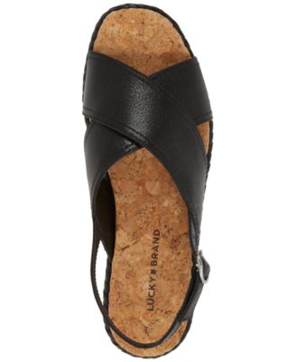 Women's Pebina Crossband Platform Wedge Sandals