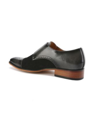 Men's Double Monk Strap Two-Tone Loafer