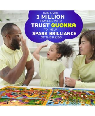 4 x 60 Pieces Jigsaw Puzzles for Kids Ages 4-6