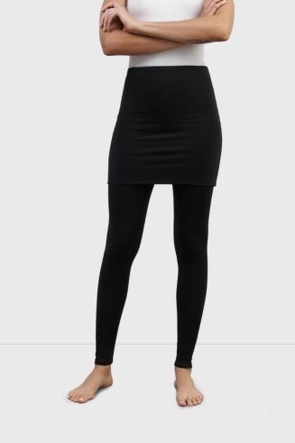 Marcella Women's Burke High-Waisted Foldover-Skirt Jersey Leggings