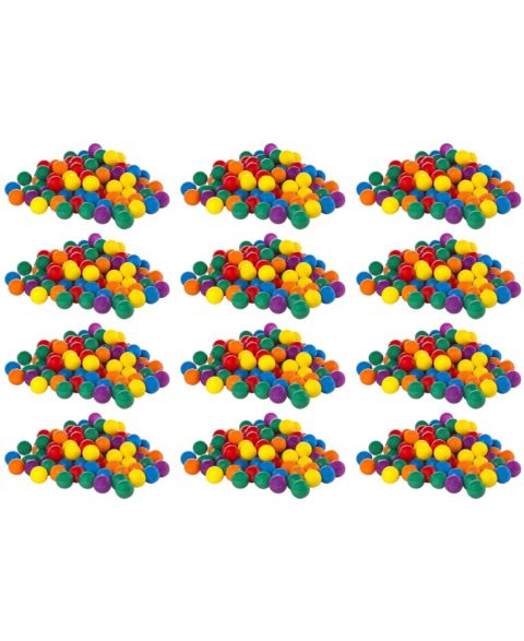 Детские игрушки Intex Fun Ballz 2.5" Multi-Colored Plastic Balls, 100-Pack, Ages 3+