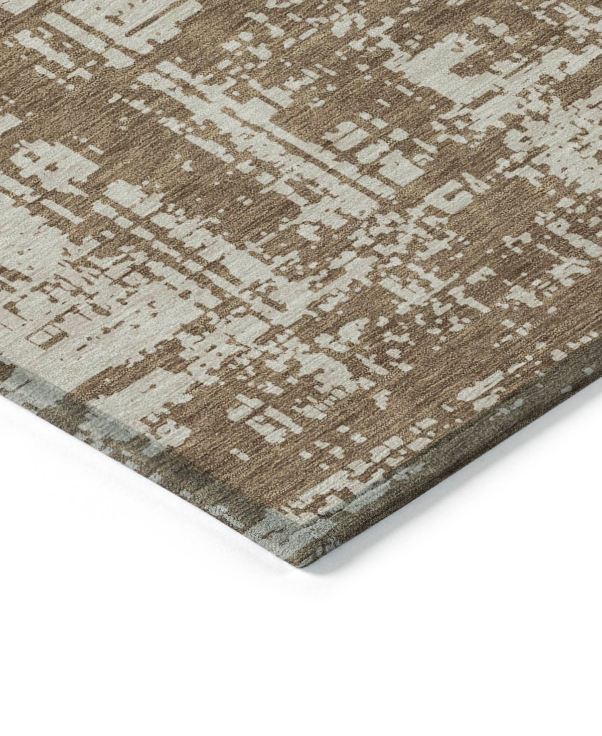 Addison Chantille Acn895 2'3"x7'6" Runner Area Rug In Brown