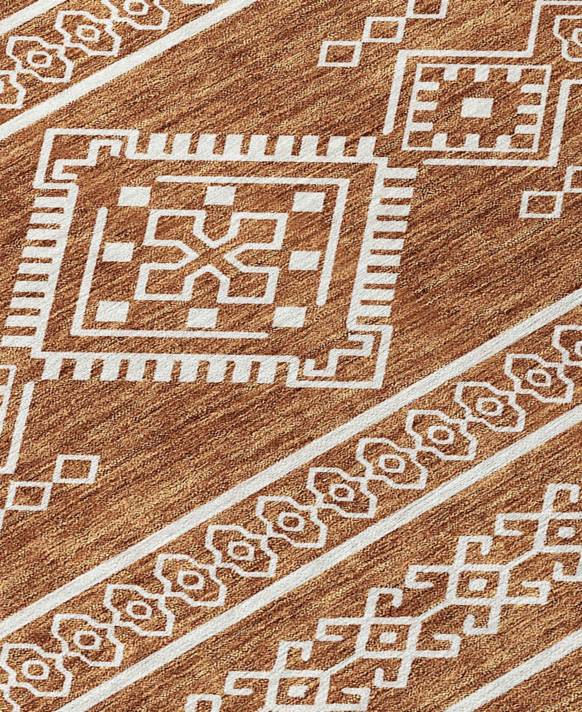 Addison Chantille Acn901 9'x12' Area Rug In Paprika