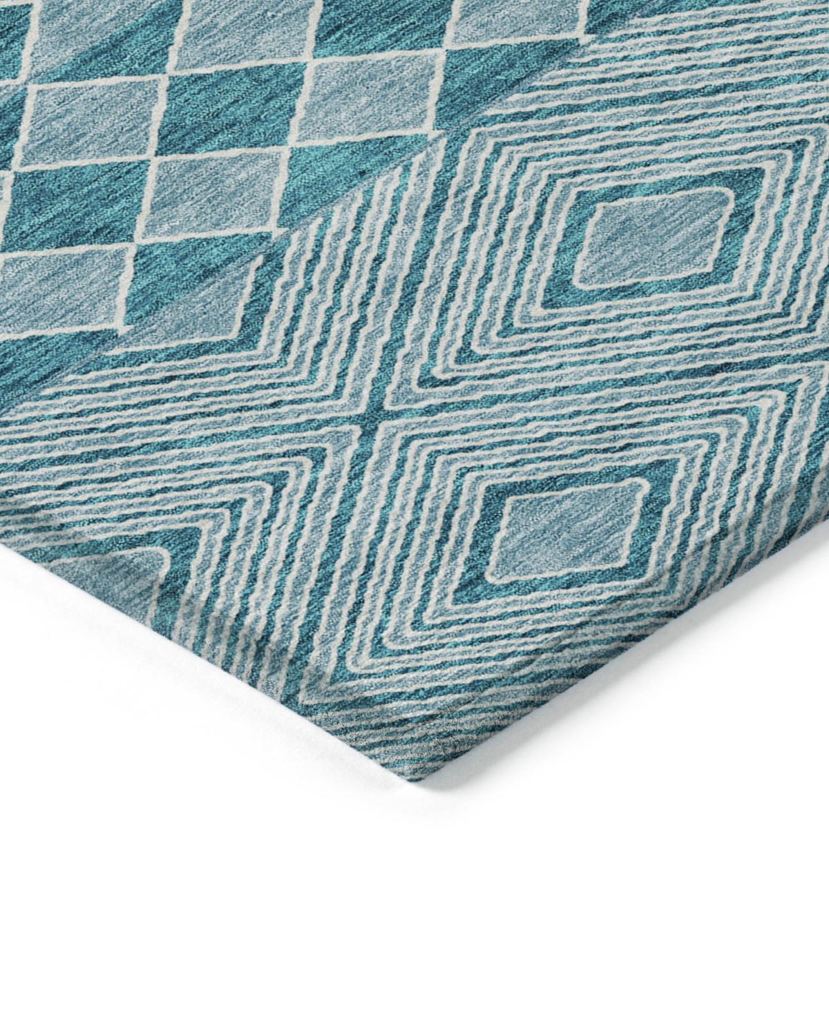 Addison Chantille Acn898 5'x7'6" Area Rug In Teal