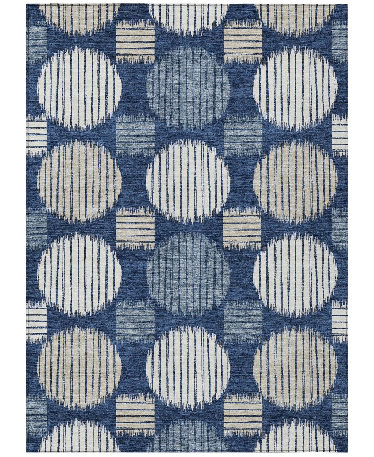 Addison Chantille Acn900 3'x5' Area Rug In Navy