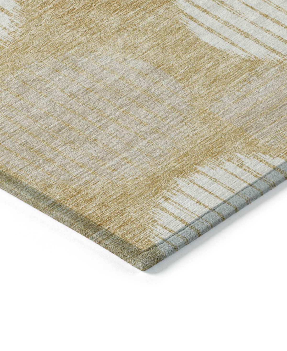 Addison Chantille Acn900 2'3"x7'6" Runner Area Rug In Gold