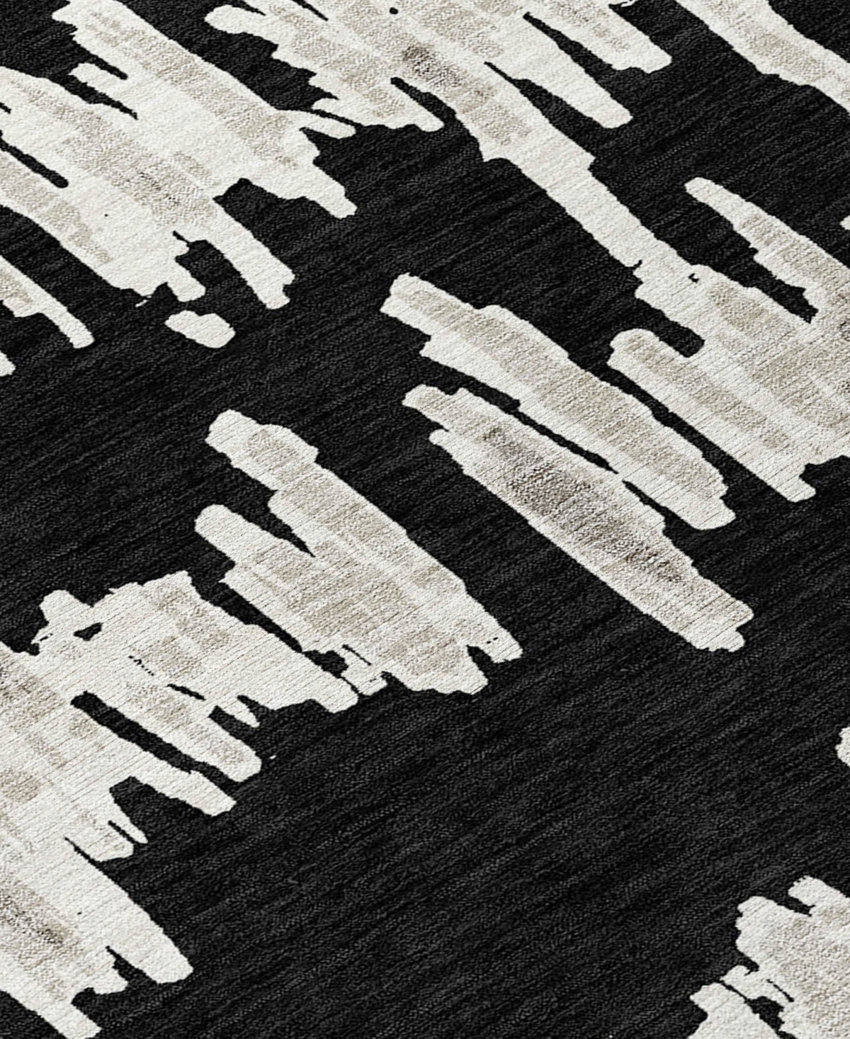 Addison Chantille Acn905 2'3"x7'6" Runner Area Rug In Black