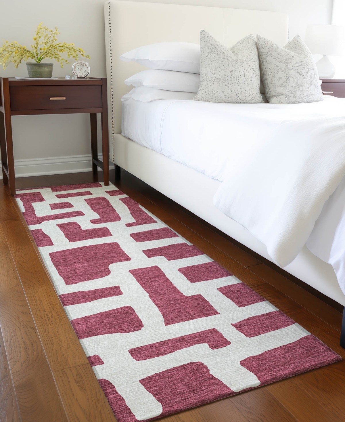 Addison Chantille Acn903 2'3"x7'6" Runner Area Rug In Cranberry