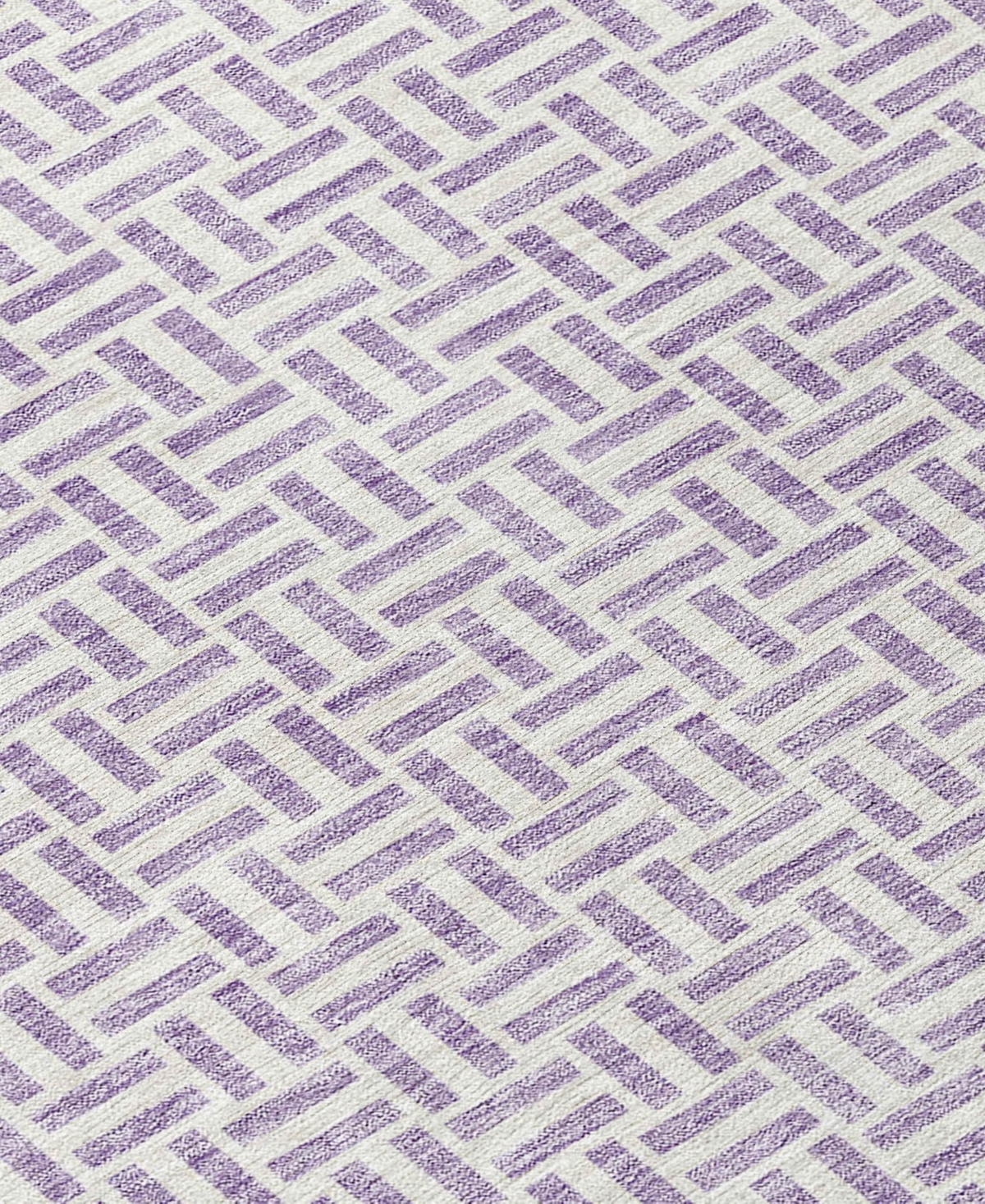 Shop Addison Chantille Machine Washable Acn911 5'x7'6" Area Rug In Lavender
