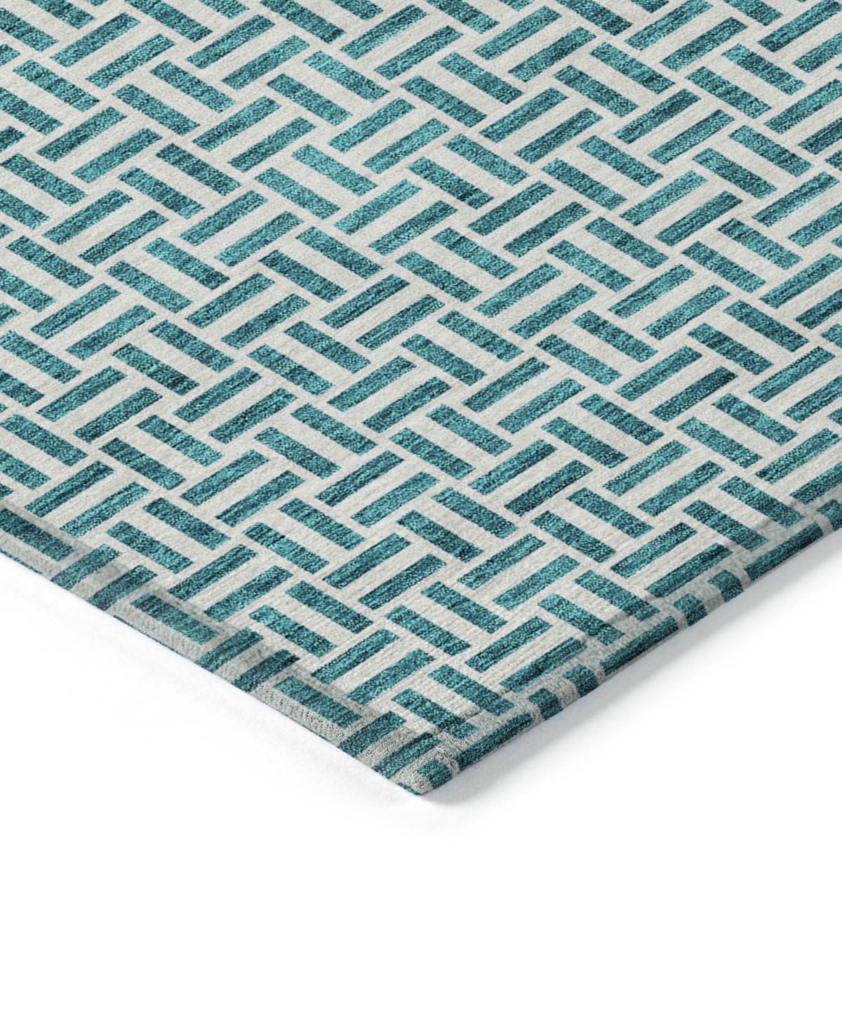 Addison Chantille Acn911 2'3"x7'6" Runner Area Rug In Teal