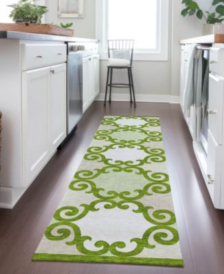 Chantille Machine Washable ACN883 2'3"x7'6" Runner Area Rug