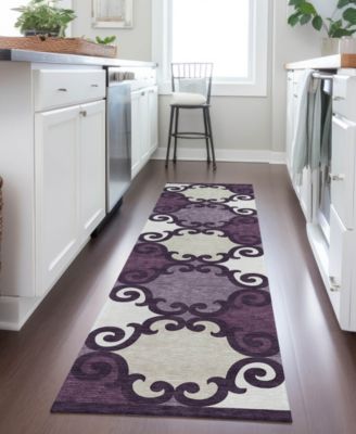 Chantille Machine Washable ACN883 2'3"x7'6" Runner Area Rug