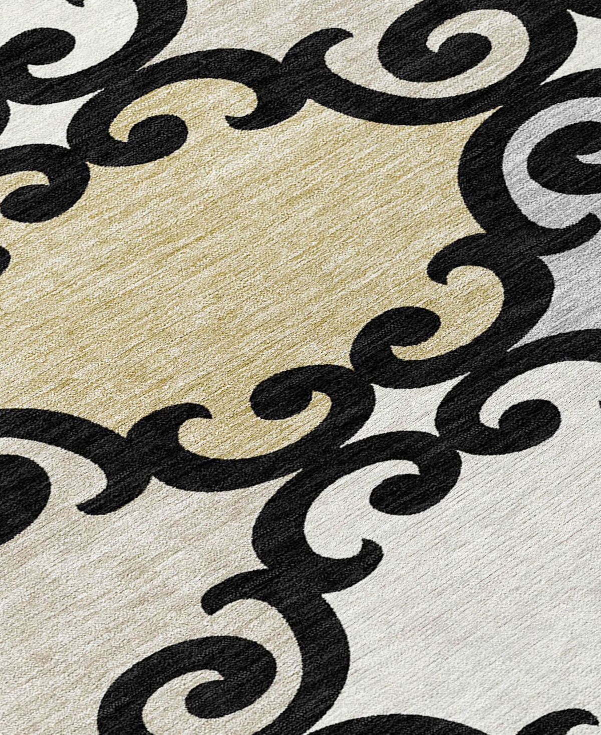Addison Chantille Acn883 2'6"x3'10" Area Rug In Black