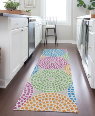 Chantille Machine Washable ACN882 2'3"x7'6" Runner Area Rug