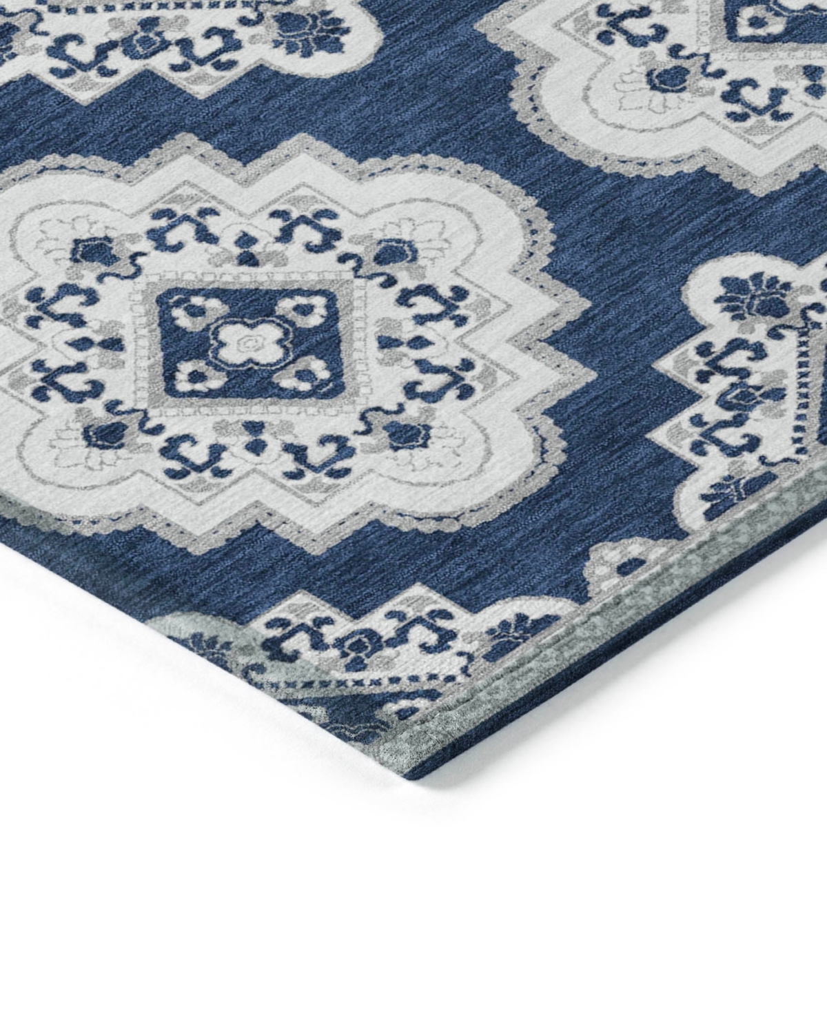 Addison Chantille Acn878 10'x14' Area Rug In Navy