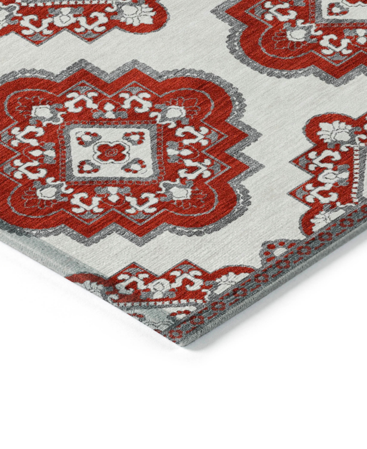Addison Chantille Acn878 5'x7'6 Area Rug In Red